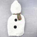 cheap dog pet coat plush snowman dog clothes